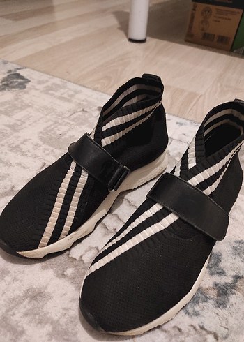 American Vintage Siyah Beyaz Zebra Spor Ayakkabı