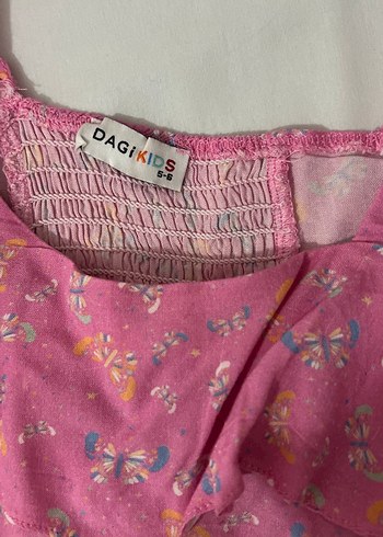 Zara Kız Çocuk Pembe Fırfırlı Etek Takımı