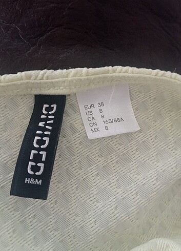 38 Beden H&M yazlık kısa elbise