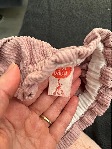 1,5 Yaş Beden Kız bebek pantolon