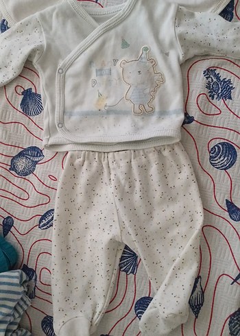 Diğer Pamuklu Beyaz Bebek Erkek Body