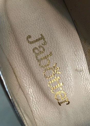 Kadın Gri Metalik Jabotter Stiletto Topuklu - Görsel 3