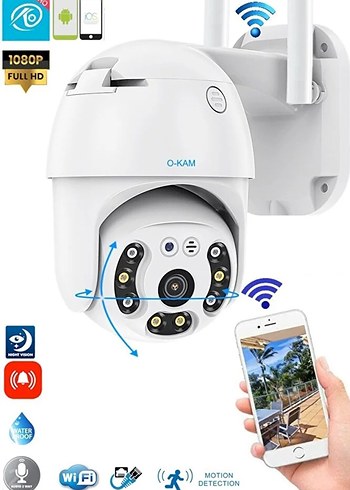  O-KAM Beyaz Bebek Monitörü ve Kamera