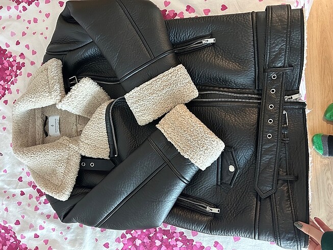 Stradivarius Stradivarıus biker mont