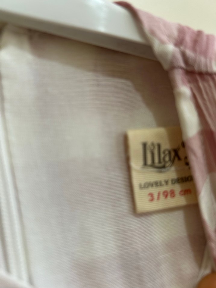 Nakışlı Pembe Kız Çocuk Elbise - Görsel 3