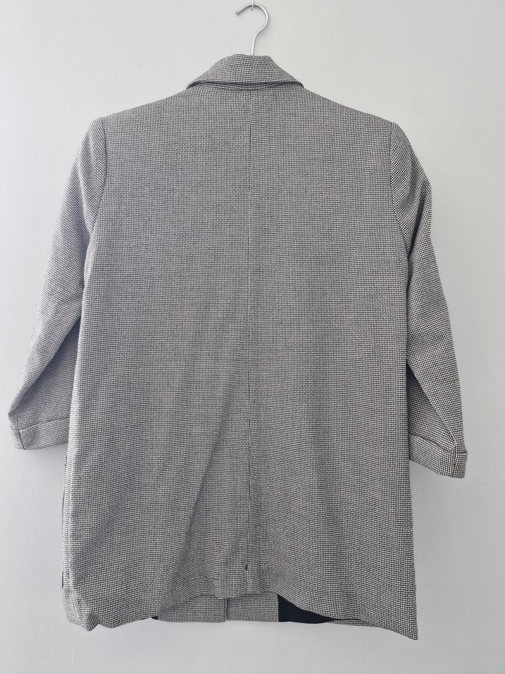 Koton Gri Desenli Blazer Ceket - Görsel 3