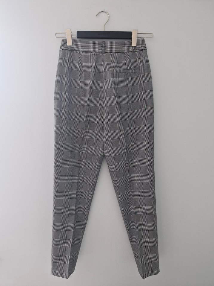 Koton Kareli Desenli Kumaş Pantolon - Görsel 3