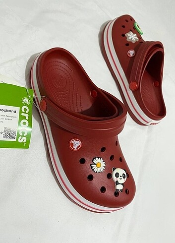 39 Beden bordo Renk Crocs Terlik ? İthal ayarında en üst kalite ?? ? Askılı Etike