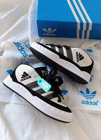 39 Beden çeşitli Renk Adidas Adematic Maité gri&siyah New COLLECTİON İthal kalite