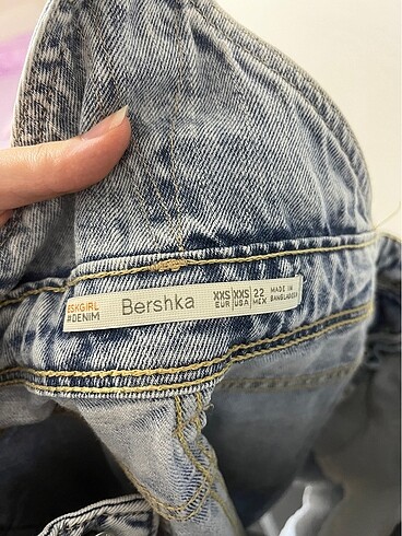 32 Beden Bershka kot salopet tulum XXS