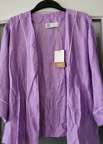 Bohem Midi Mor Kadın BLUZ - Görsel 2