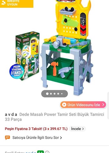 Oyuncaklar pilsan At, Kaydırak , ilk adım arabası, tamir masası - Görsel 8