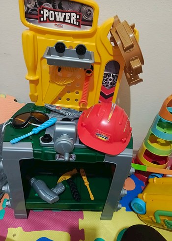 Oyuncaklar pilsan At, Kaydırak , ilk adım arabası, tamir masası - Görsel 4