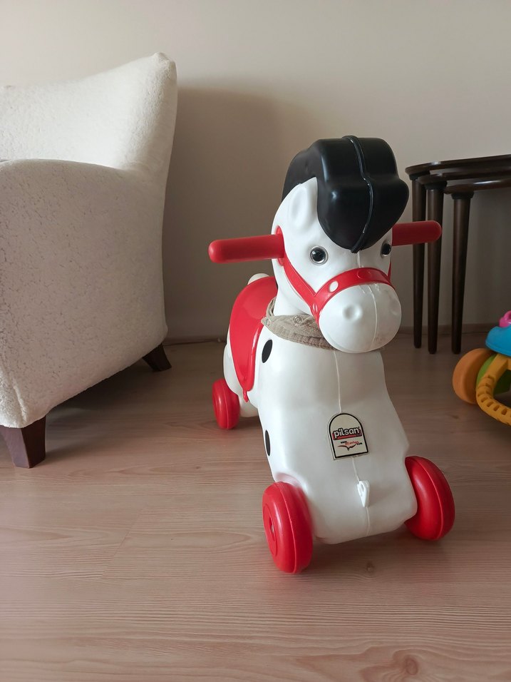 Oyuncaklar pilsan At, Kaydırak , ilk adım arabası, tamir masası - Görsel 5