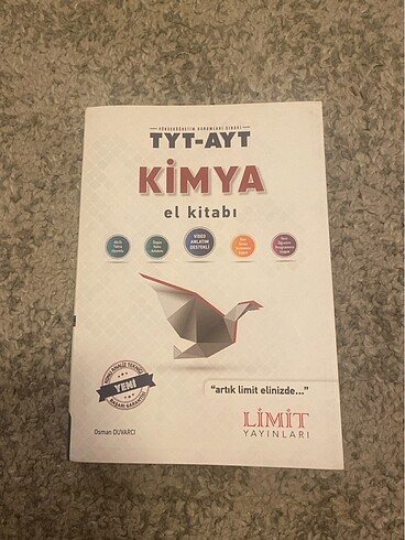 TYT-AYT KİMYA EL KİTABI LİMİT