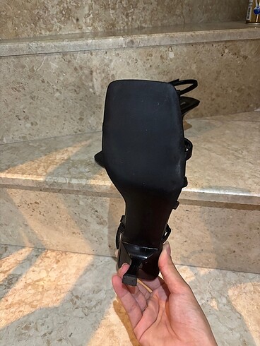 39 Beden siyah Renk Zara Topuklu Ayakkabı/Sandalet