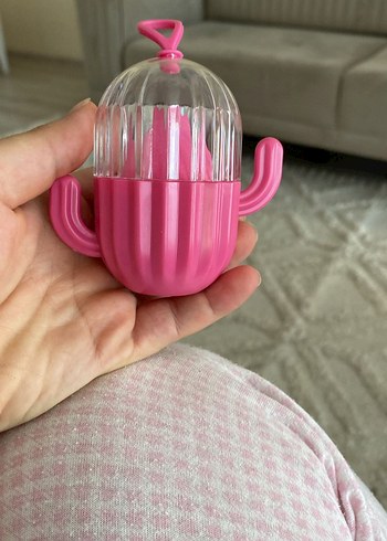 Pembe Kaktüs Tasarımlı Bebek Biberonu