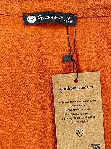 s Beden turuncu Renk Diğer Uzun Elbise %70 İndirimli.