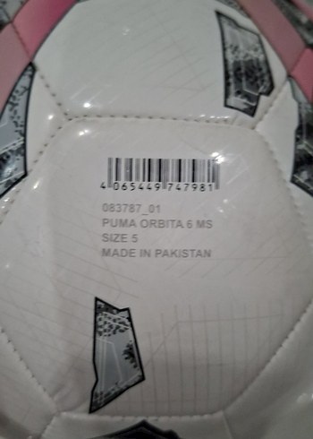 Beyaz Renkli Baskılı Futbol Topu - Görsel 4