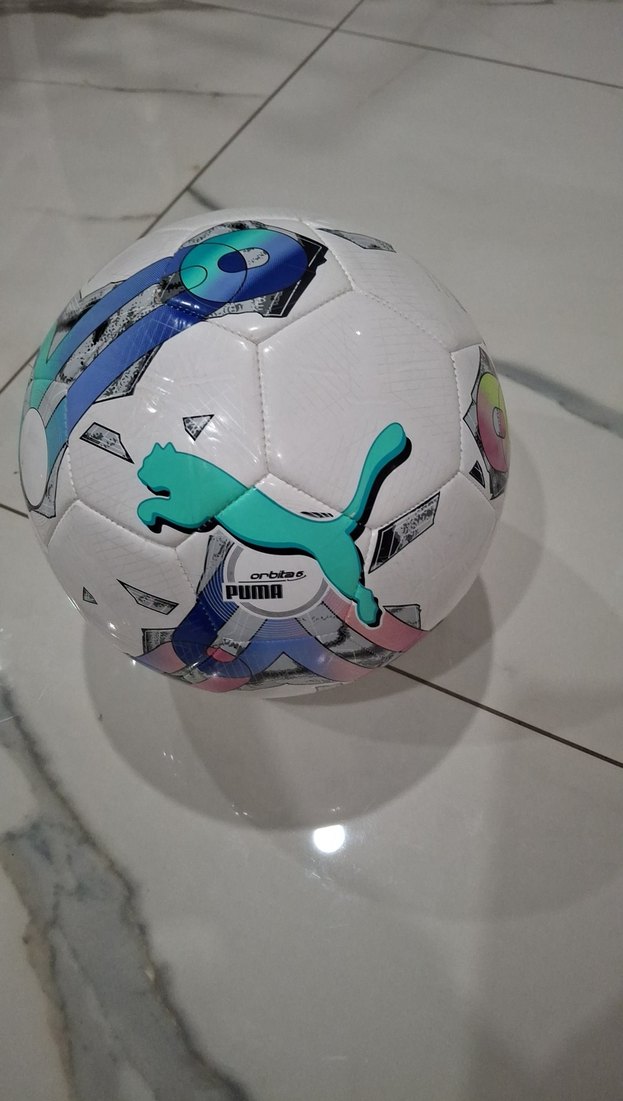 Beyaz Renkli Baskılı Futbol Topu - Görsel 2