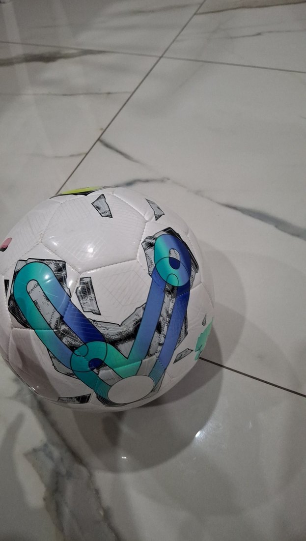 Beyaz Renkli Baskılı Futbol Topu - Görsel 3