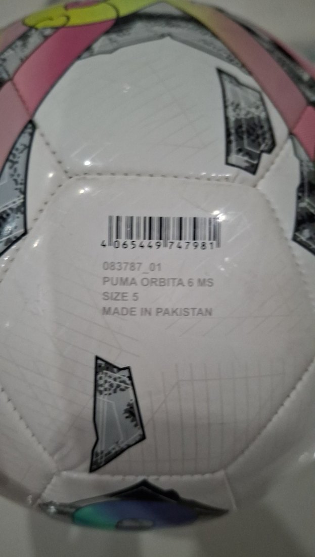 Beyaz Renkli Baskılı Futbol Topu - Görsel 4