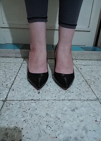 Diğer Siyah topuklu ayakkabı 