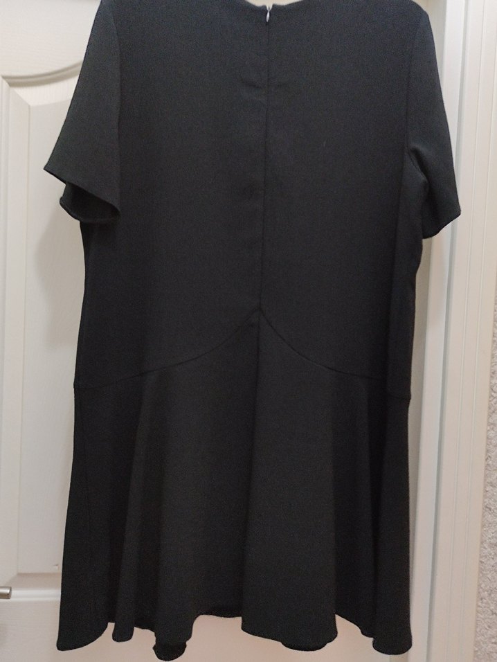 Siyah Midi Kadın Günlük Elbise - Görsel 2