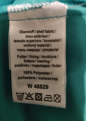 Turkuaz Drapeli Uzun Kollu Kadın Bluz - Görsel 4