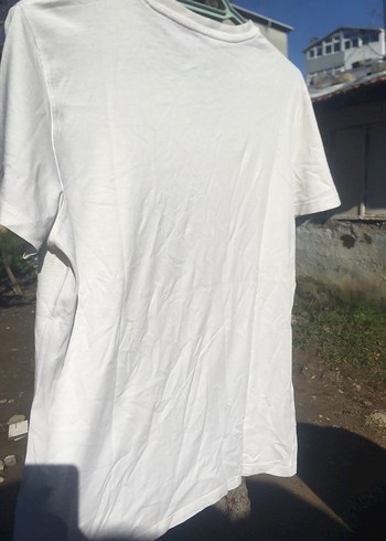 Beyaz Baskılı Erkek Tişört - Görsel 4