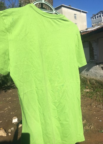 Yeşil Baskılı Erkek Tişört - Görsel 2