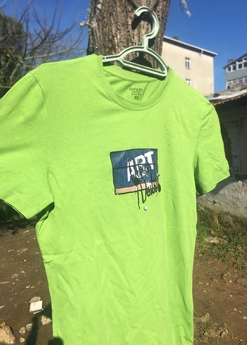 Yeşil Baskılı Erkek Tişört - Görsel 7