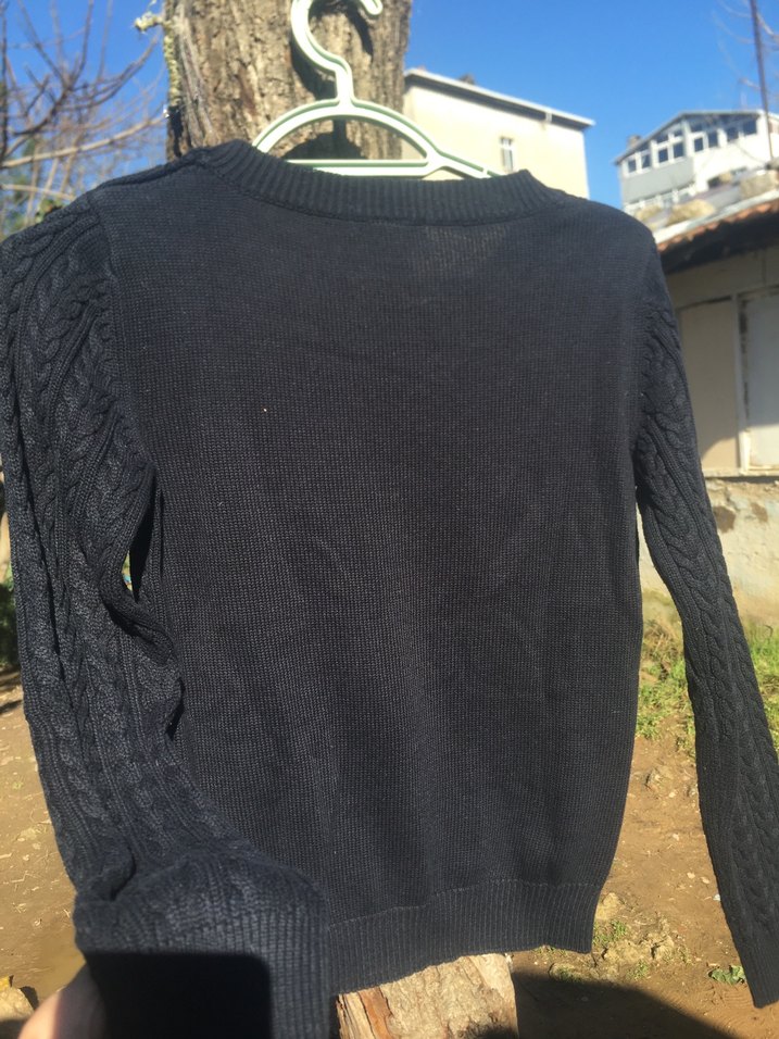 Siyah kazak - Görsel 3