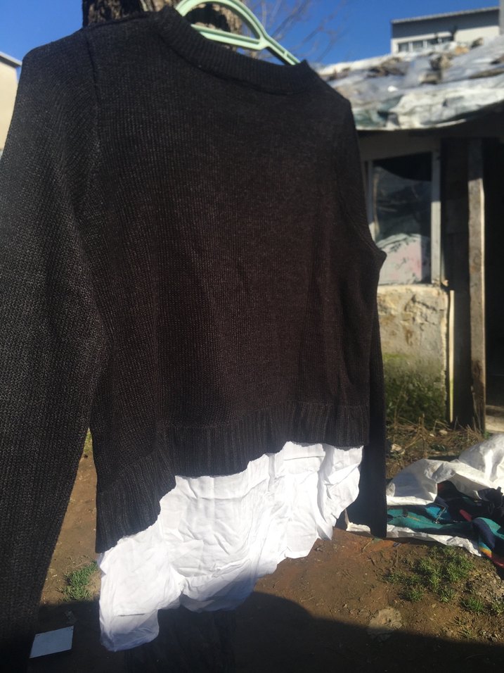 Siyah Kadın Kazak - Görsel 2