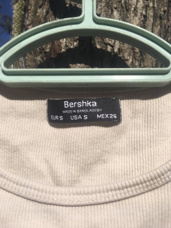 Bershka Beyaz Kadın İnce Crop Atlet - Görsel 2