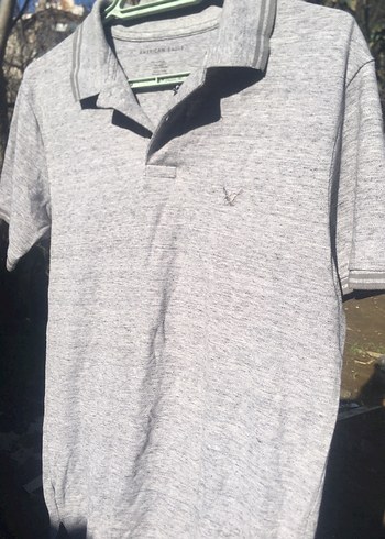 Gri Erkek Polo Tişört Kısa Kollu - Görsel 2