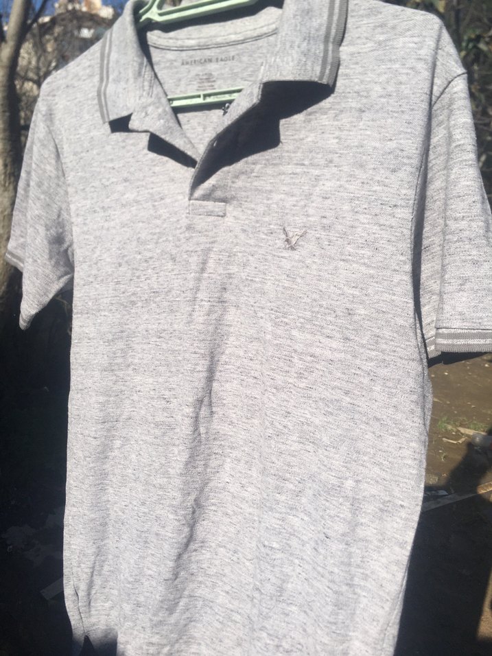 Gri Erkek Polo Tişört Kısa Kollu - Görsel 2