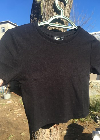 Siyah Kısa Kollu Tişört - Görsel 3