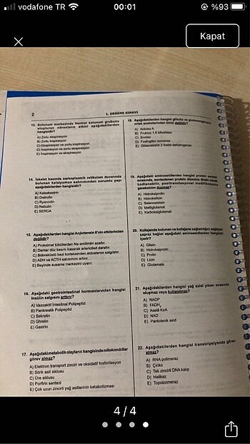  Beden Renk Denttest 3 dusdata deneme kitabı