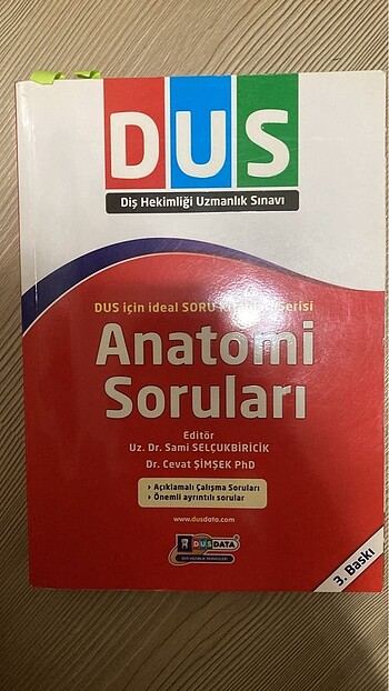 Dus Anatomi Soru kitabı dusdata