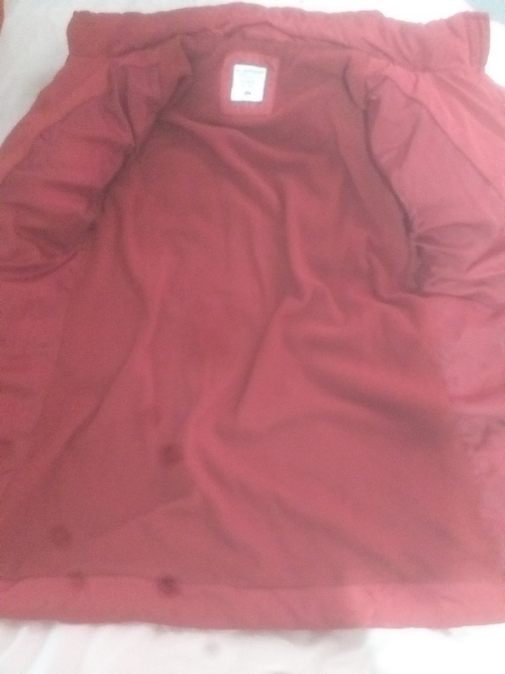 Kırmızı Fermuarlı Kadın Kışlık Mont yer istanbul Avrupa yakasi - Görsel 3