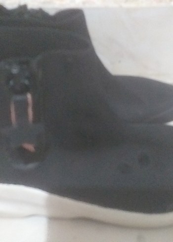 Siyah Kadın Dolgu Topuklu Günlük Ayakkabı   sıfır gibi - Görsel 5