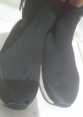 Siyah Kadın Dolgu Topuklu Günlük Ayakkabı   sıfır gibi - Görsel 2