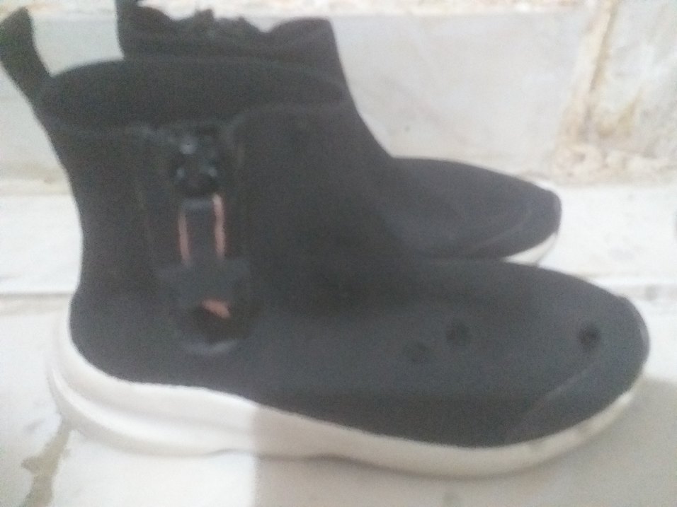 Siyah Kadın Dolgu Topuklu Günlük Ayakkabı   sıfır gibi - Görsel 4