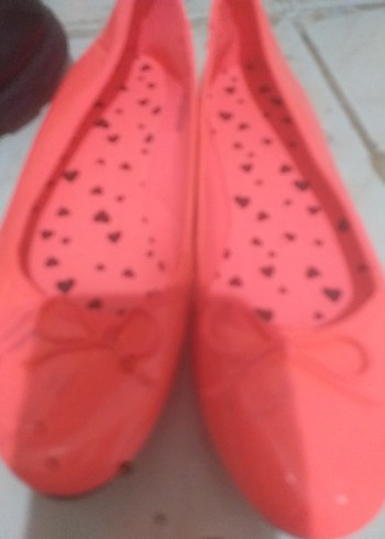 Pembe Fiyonklu Kadın Dolgu Topuk Babet - Görsel 2