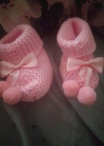 Kız Çocuk Pembe Nakışlı Sıcak Terlik Hepsini tek fiyata vericem - Görsel 8