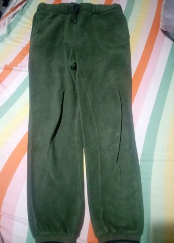 Erkek Çocuk Yeşil Rahat Kesim Eşofman Altı - Görsel 2