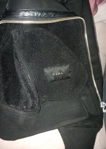 Siyah Süet Fermuarlı Kadın Ceket Her şey görüntüyü gibi - Görsel 3