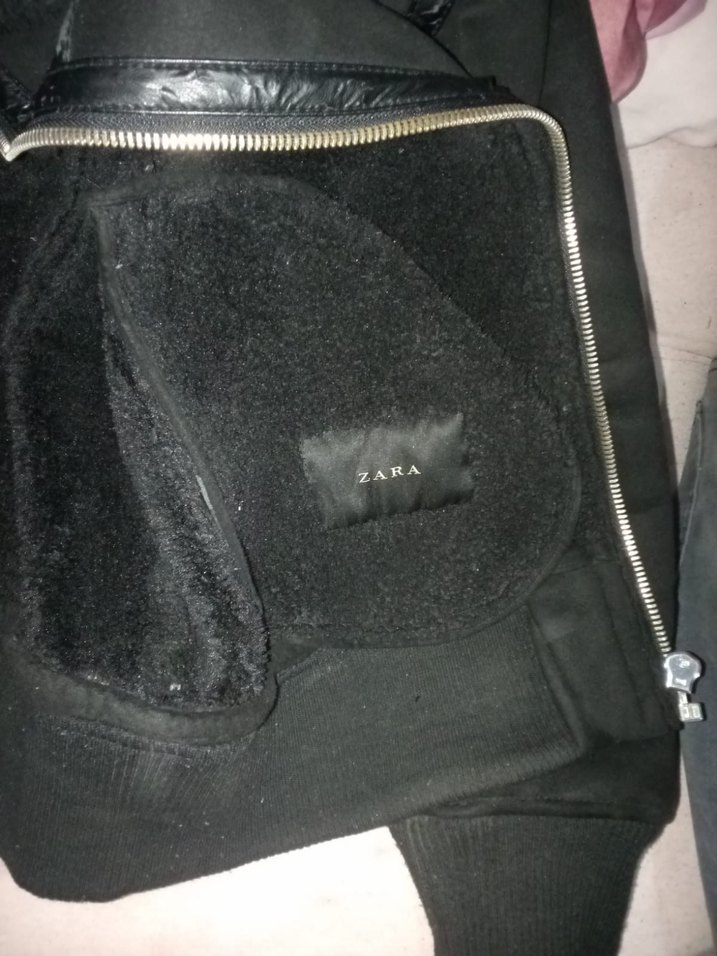 Siyah Süet Fermuarlı Kadın Ceket Her şey görüntüyü gibi - Görsel 3