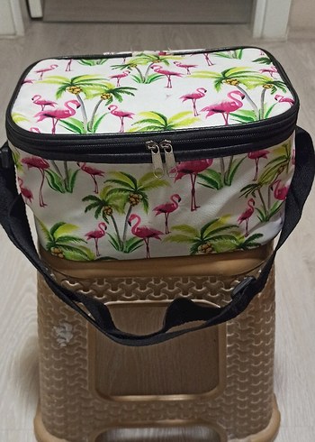 Flamingo Desenli Termos Çanta - Görsel 3